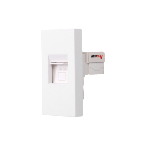 Echipamente Smart Home - Modul priza internet CAT6 RJ45, Alb