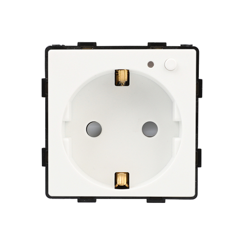 Echipamente Smart Home - Priza inteligenta Zigbee Tuya, monitorizare consum energie, 16A, Smart Home, Alb