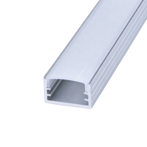 Profil aluminiu pentru LED, 3 m x 0.88 cm x 0.6 mm, Alb