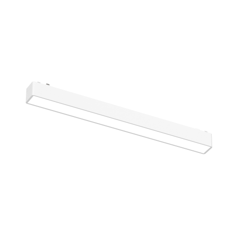 Sine Magnetice si Corpuri Iluminat - Proiector LED magnetic liniar, 10W, 3000K, pentru sina magnetica Slim 6mm, Alb