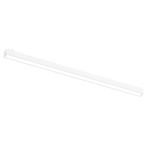 Sine Magnetice si Corpuri Iluminat - Proiector LED magnetic liniar, 20W, 3000K, pentru sina magnetica Slim 6mm, Alb