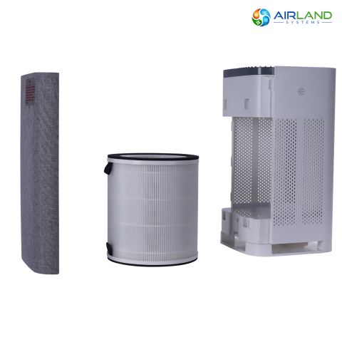 Purificator de aer AirLand 150 m³/h, filtru HEPA H13, carbune activ, functie ionizatoare [1]