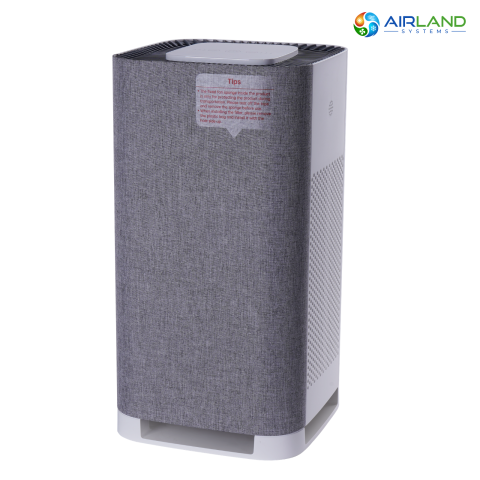 Sisteme de Ventilatie HVAC - Purificator de aer AirLand 150 m³/h, filtru HEPA H13, carbune activ, functie ionizatoare