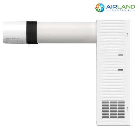 Recuperator de caldura AirLand Flex 100 m³/h, montaj pe perete, WiFi, senzor CO₂ si umiditate [3]