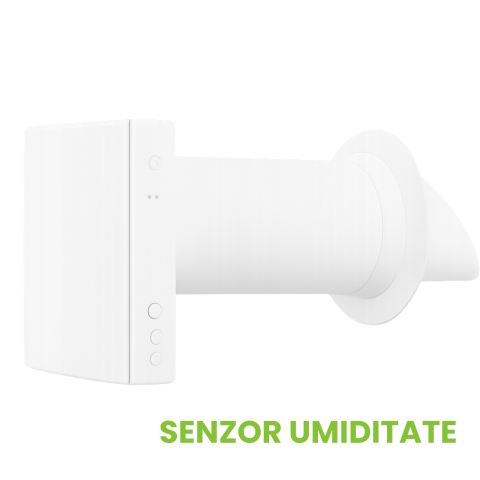 Promotii - Recuperator de caldura cu senzor de umiditate si control WiFi, flux de aer reversibil, schimbator ceramic