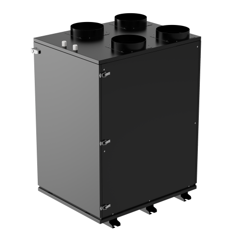 Sistem ventilatie HVAC cu recuperare de caldura 350 m³/h cu pompa de caldura si DC Inverter, ventilatie, incalzire si racire [1]