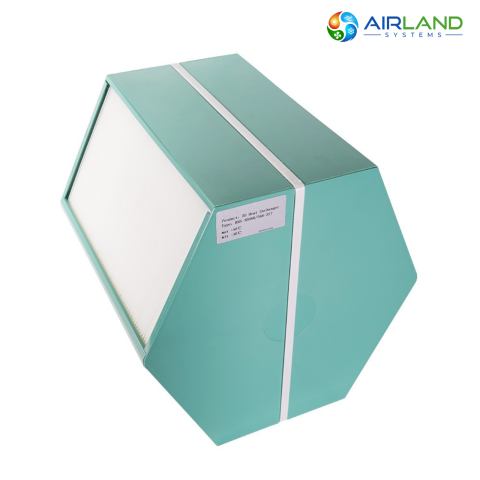 Sistem ventilatie cu recuperare de caldura AirLand Central 350 m³/h, montaj vertical, WiFi, senzor CO₂ si umiditate [6]