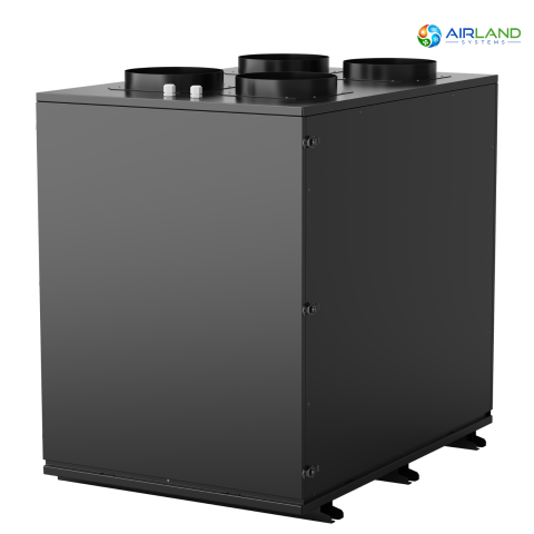 Sistem ventilatie HVAC cu recuperare de caldura 5 in 1 AirLand Premium 620 m³/h cu pompa de caldura si DC Inverter, ventilatie, incalzire si racire [7]