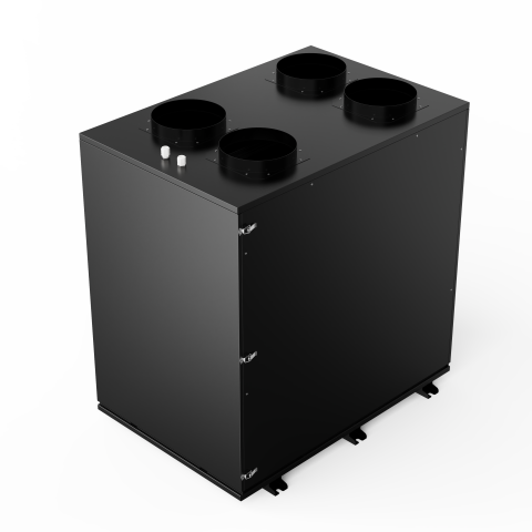 Sistem ventilatie HVAC cu recuperare de caldura 950 m³/h cu pompa de caldura si DC Inverter, ventilatie, incalzire si racire [3]