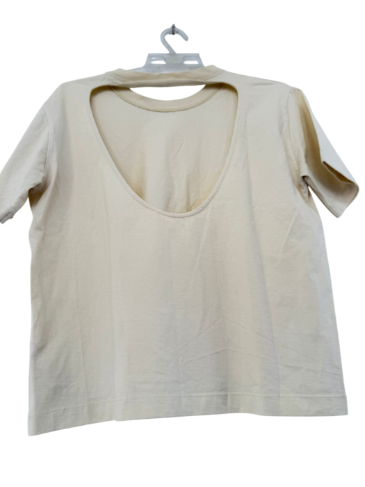 Tricou cu spate decupat și mânecă scurtă [6]