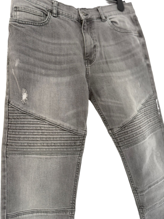 Blugi – Stil Biker cu detalii Moto [3]