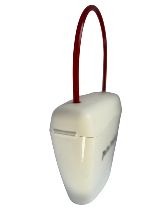 Geantă Palm Angels Padlock – White & Red [4]