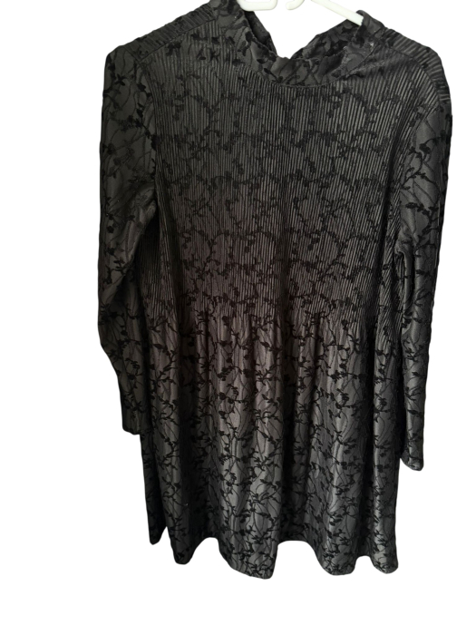 Rochie elegantă de damă cu dantelă florală și guler decorativ [2]