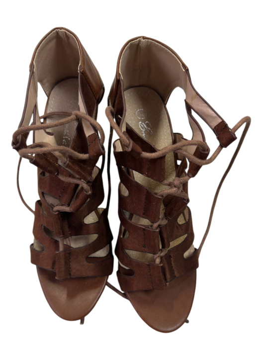 Sandale elegante de tip gladiator din piele [2]