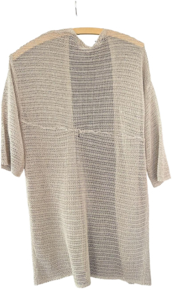 Cardigan lejer din tricot aerat în stil Boho-Chic [1]