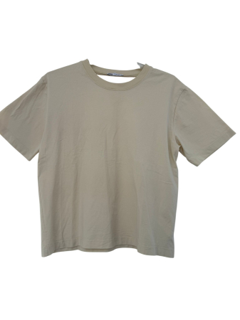 Femei - Tricou cu spate decupat și mânecă scurtă