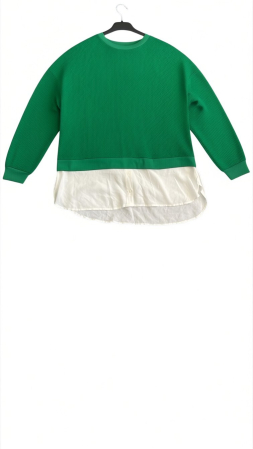 Bluze - Bluză casual Green Texture