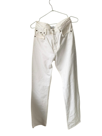 Lungi - Pantaloni din denim alb