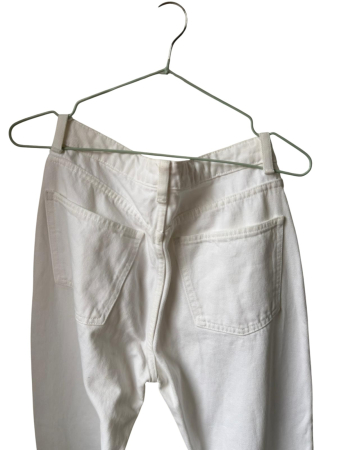 Pantaloni din denim alb [3]