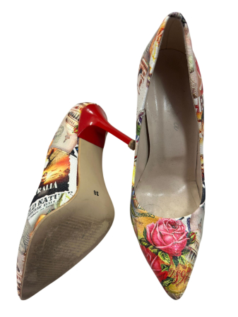 Pantofi eleganți cu design floral [3]