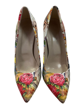 Pantofi eleganți cu design floral [1]