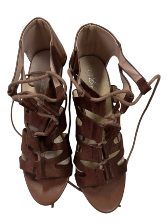 Sandale elegante de tip gladiator din piele [1]