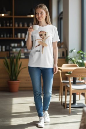 Tricouri - Tricou personalizat Balerina Capucina