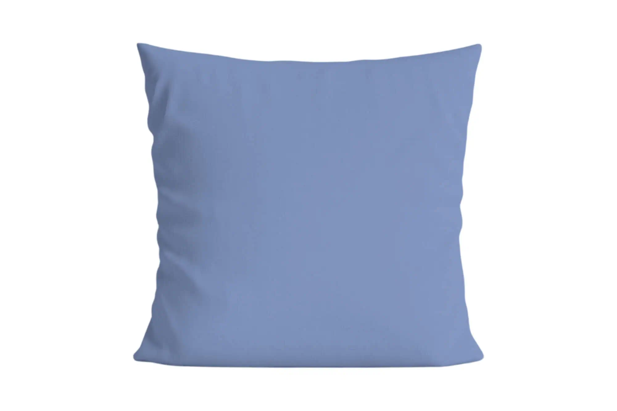 Set lenjerie bumbac ranforce model albastru uni [7]