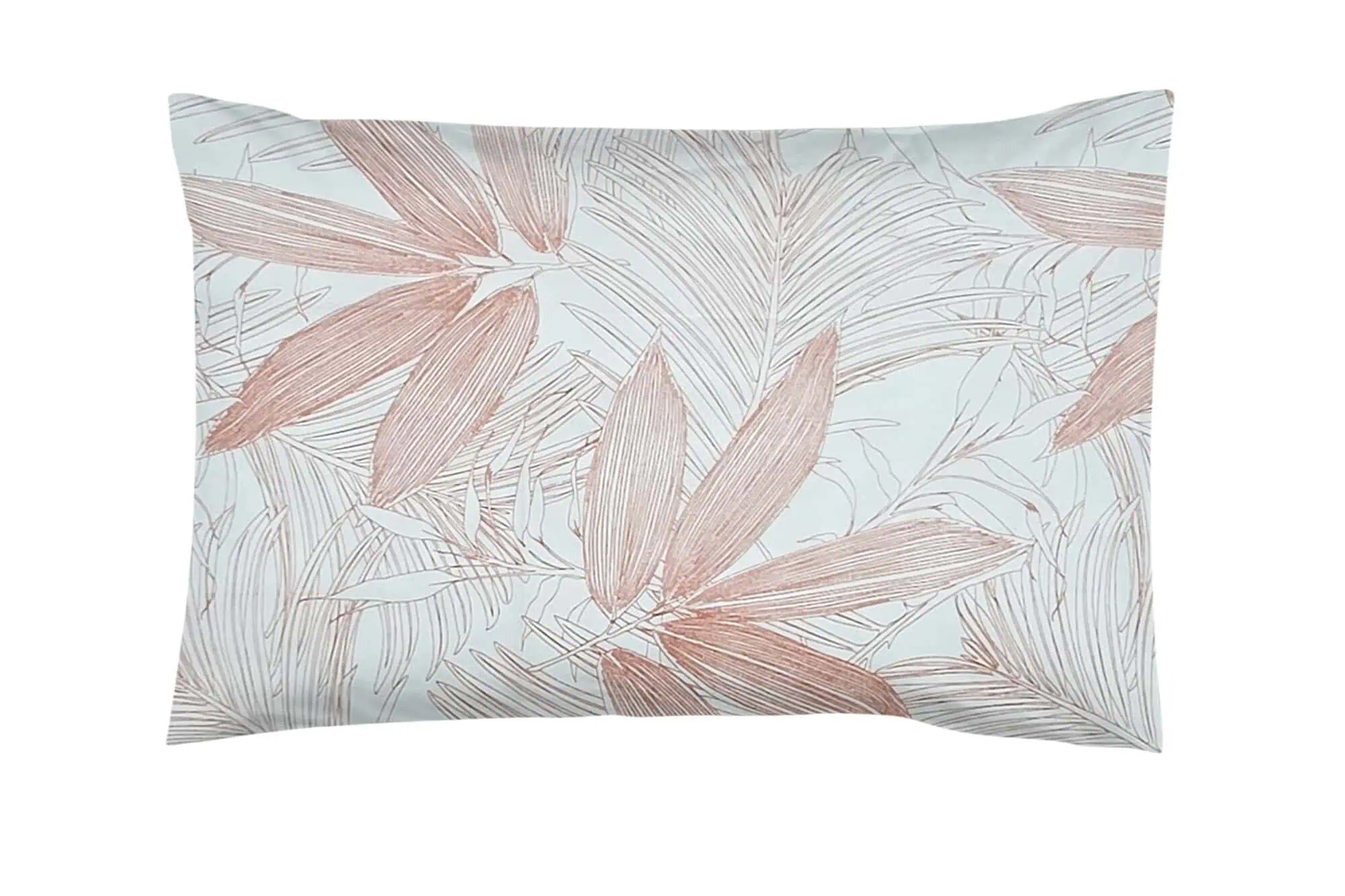 Set lenjerie bumbac standard model frunze stilizate personalizabila [4]