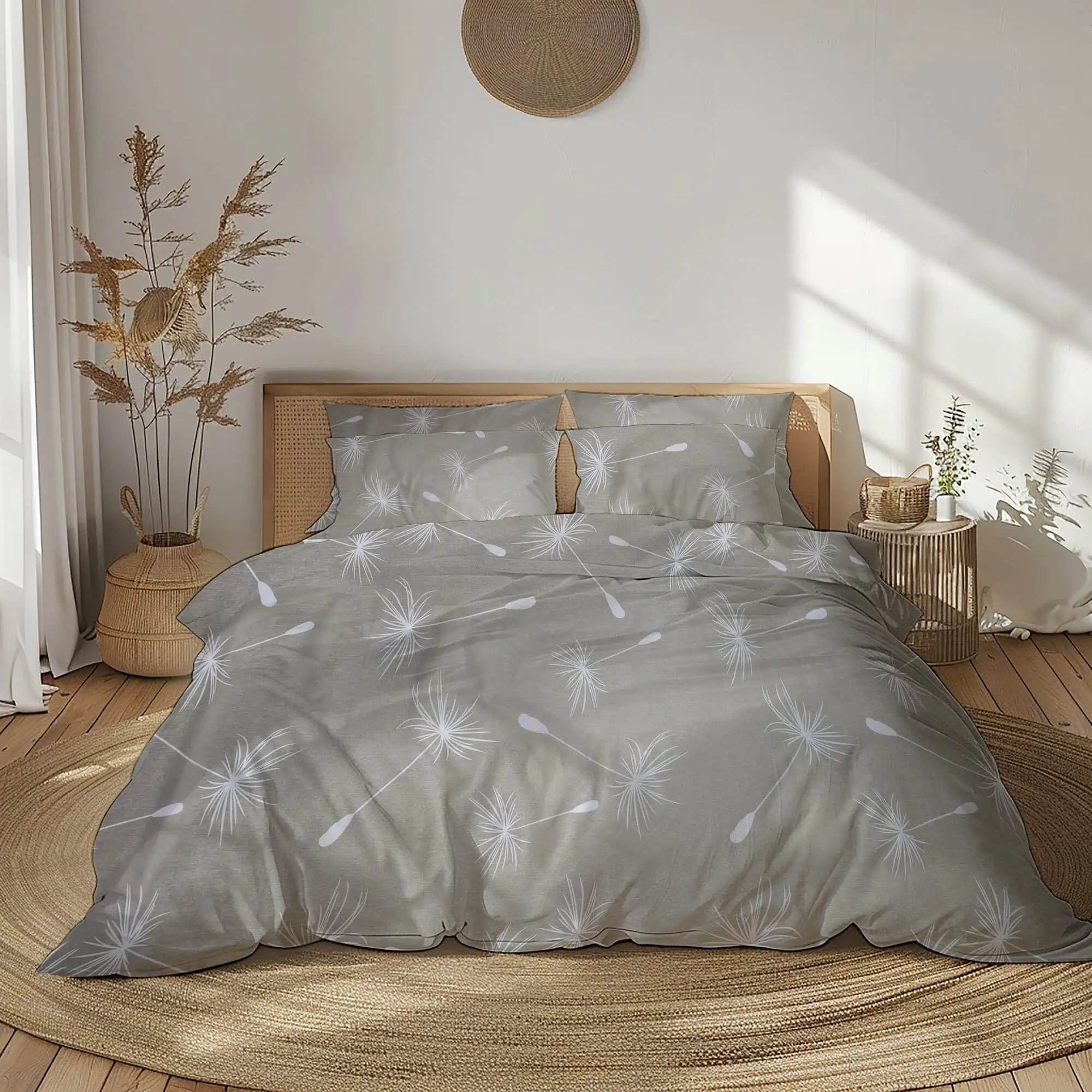 Lenjerie-Pat-Bumbac-Standard-Puf-Papadie-Bej-Grej-Configurabil [0]