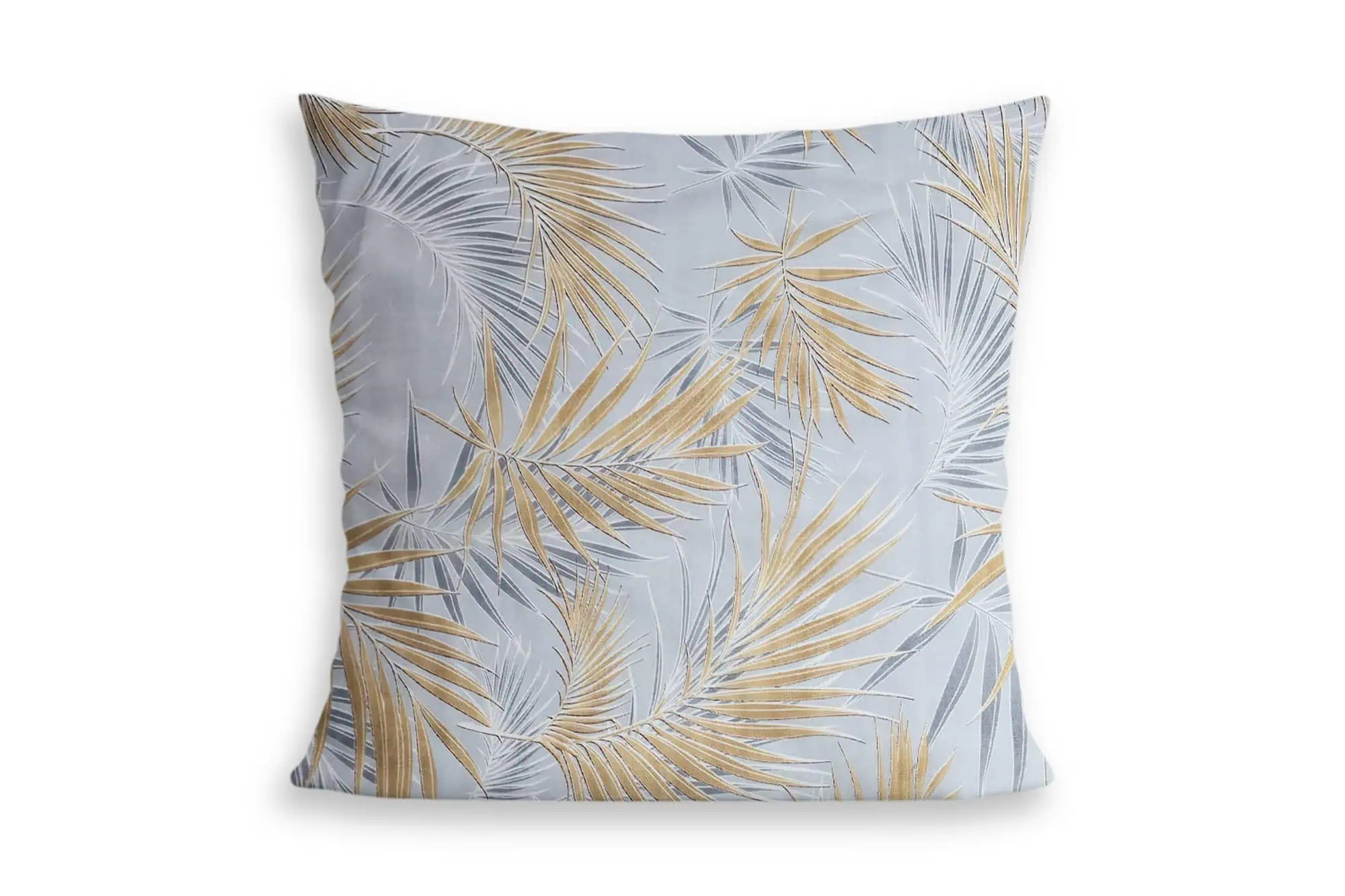 Lenjerie-Pat-Bumbac-Standard-Tropical-Palmier-Bleu-Auriu-Configurabil [2]