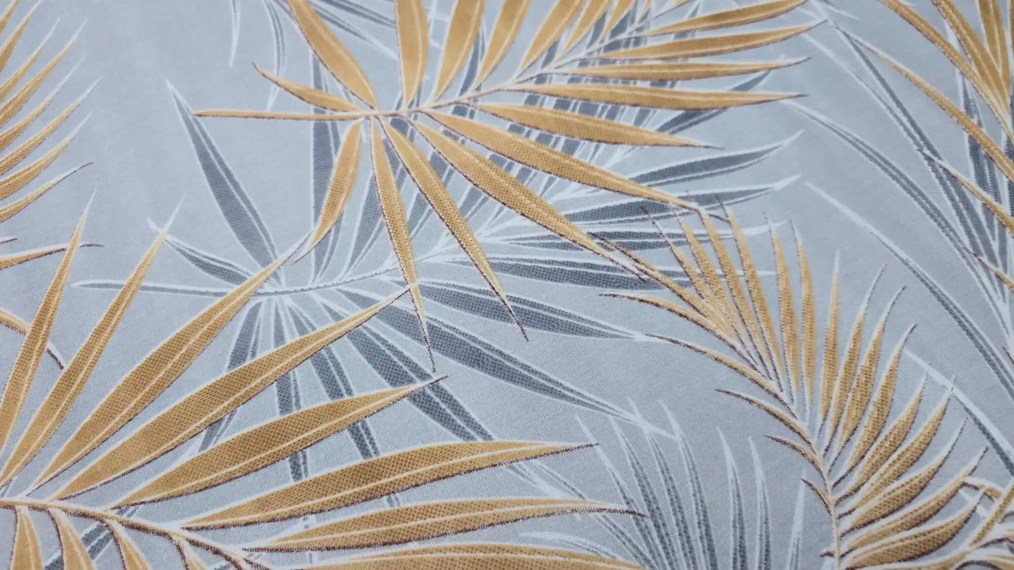 Lenjerie-Pat-Bumbac-Standard-Tropical-Palmier-Bleu-Auriu-Configurabil [4]