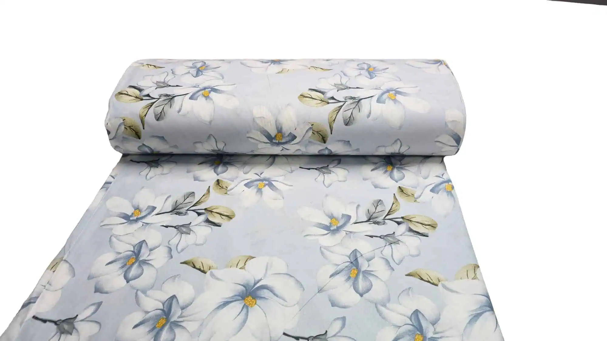 Lenjerie-de-pat-Ranforce-Bumbac-100-Magnolie-Bleu-Gri-SABAEV-LUX-NATURAL [4]