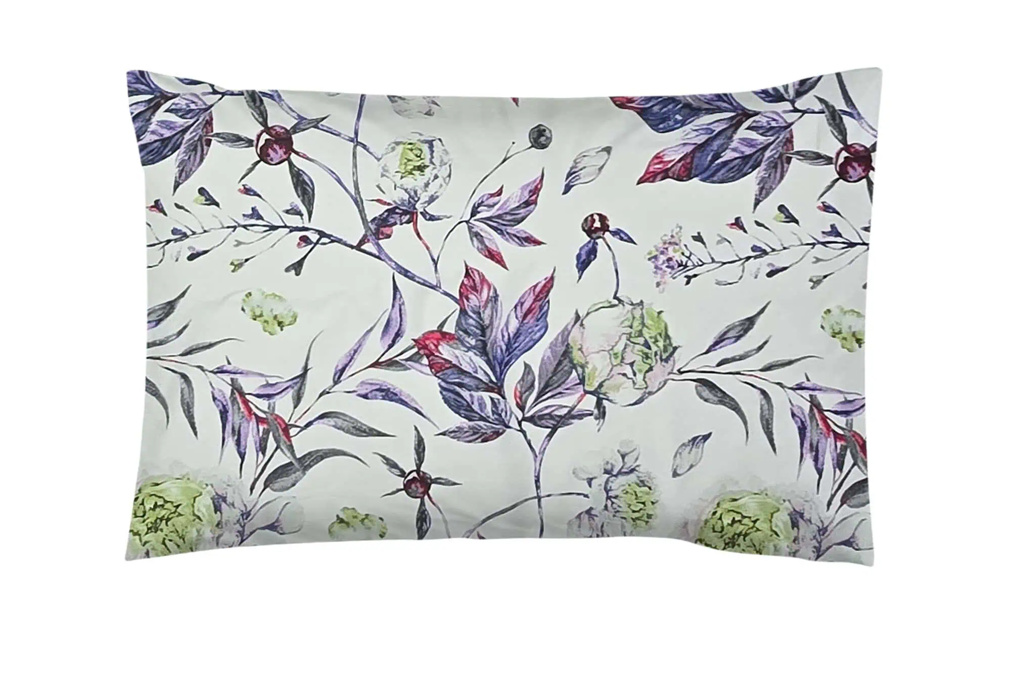 Set lenjerie de pat bumbac ranforce model floral acuarela [3]