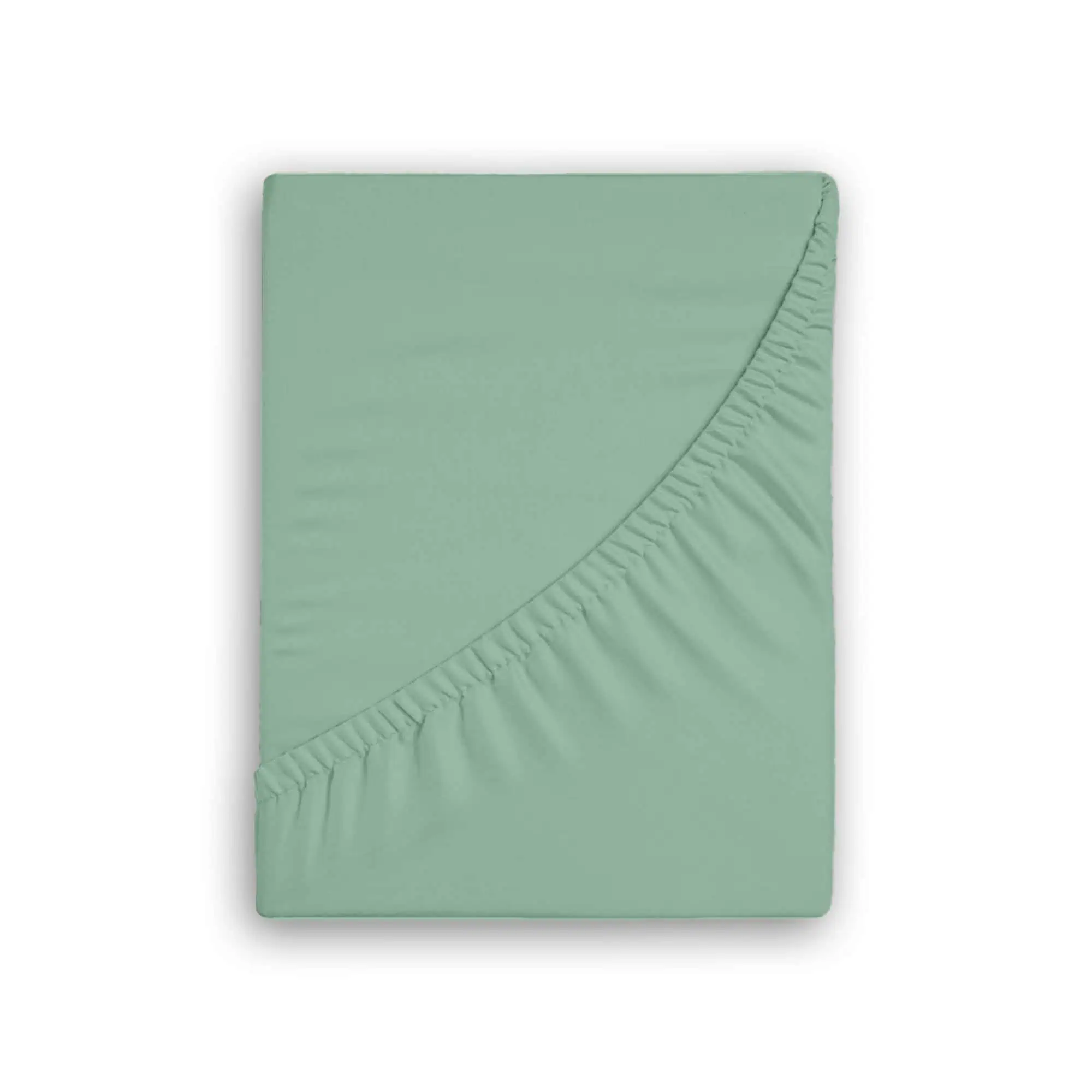 Set lenjerie pat 100% bumbac ranforce , model Uni Verde 7428 [4]