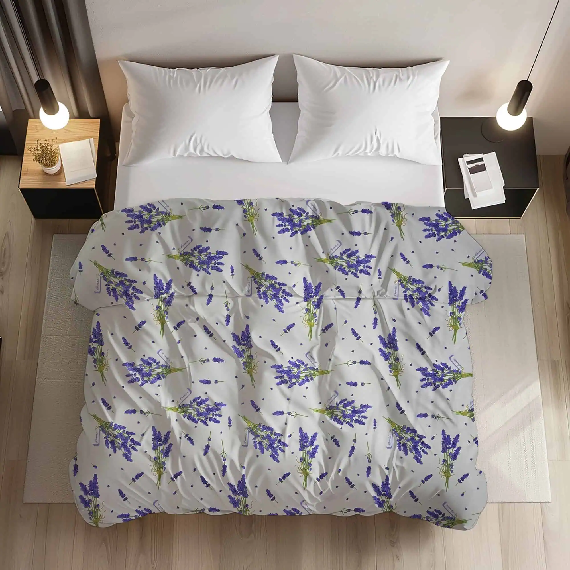 set lenjerie polibumbac model lavanda [1]