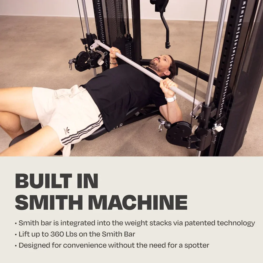 Home Gym Centr 3 cu bară Smith selectorizată [10]