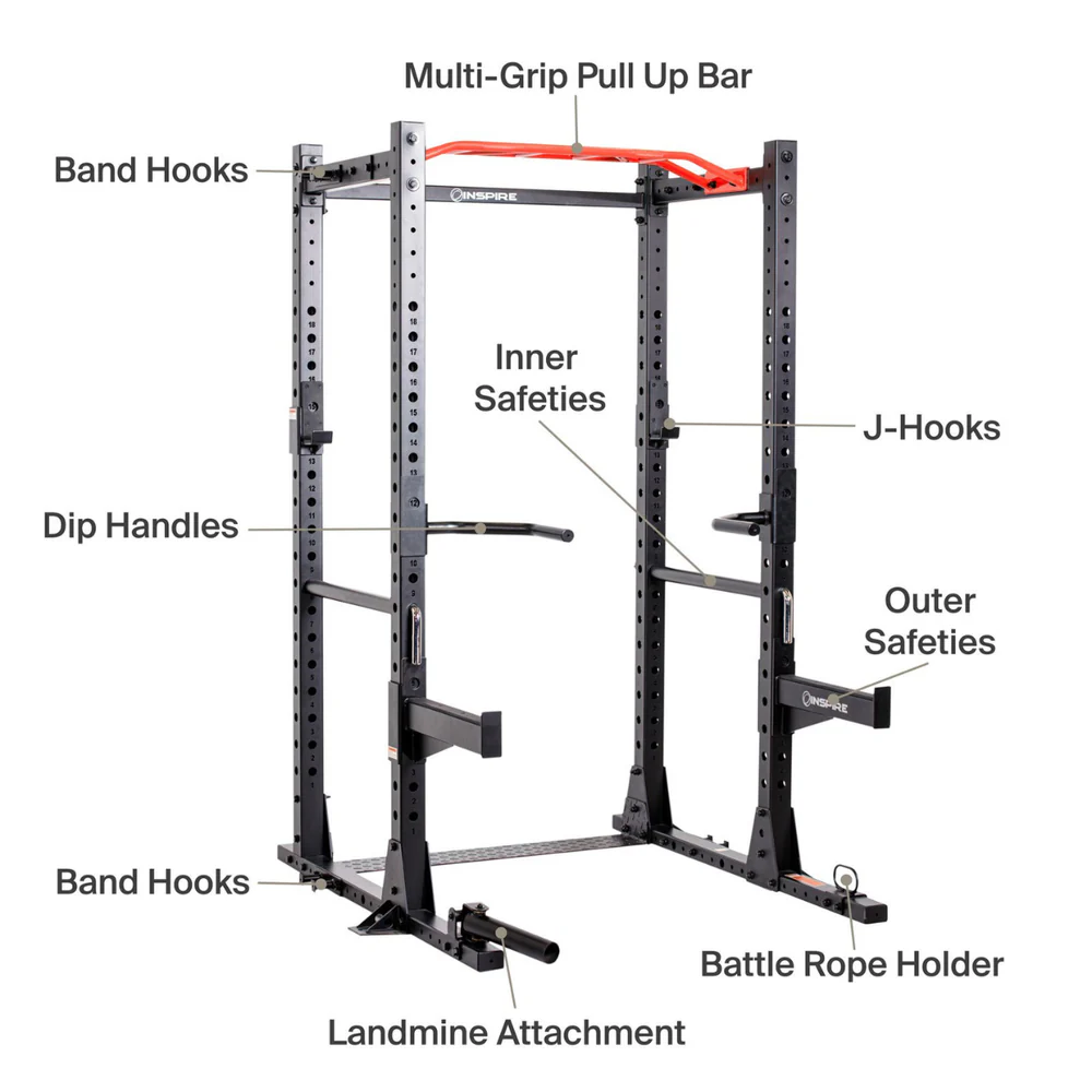 Inspire Fitness FPC1 Full Power Cage – Power Rack Profesional [2]