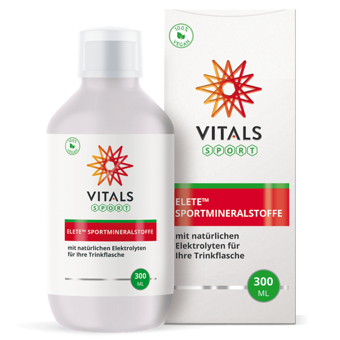 Electroliți Elete™ 300 ml, Vitals [3]
