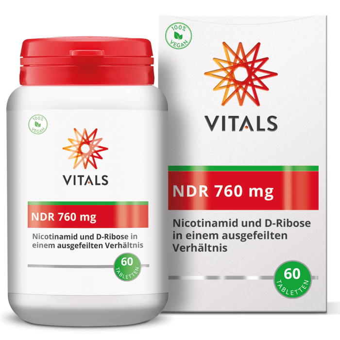 NDR 760 mg – Nicotinamidă (Vitamina B3) și D-Riboză, 60 tablete, Vitals [3]