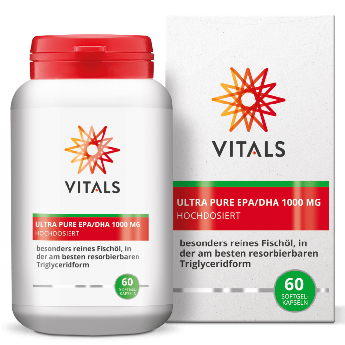 Omega 3 Ultra Pure EPA/DHA 1000mg 60 capsule gelatinoase moi, Vitals [2]