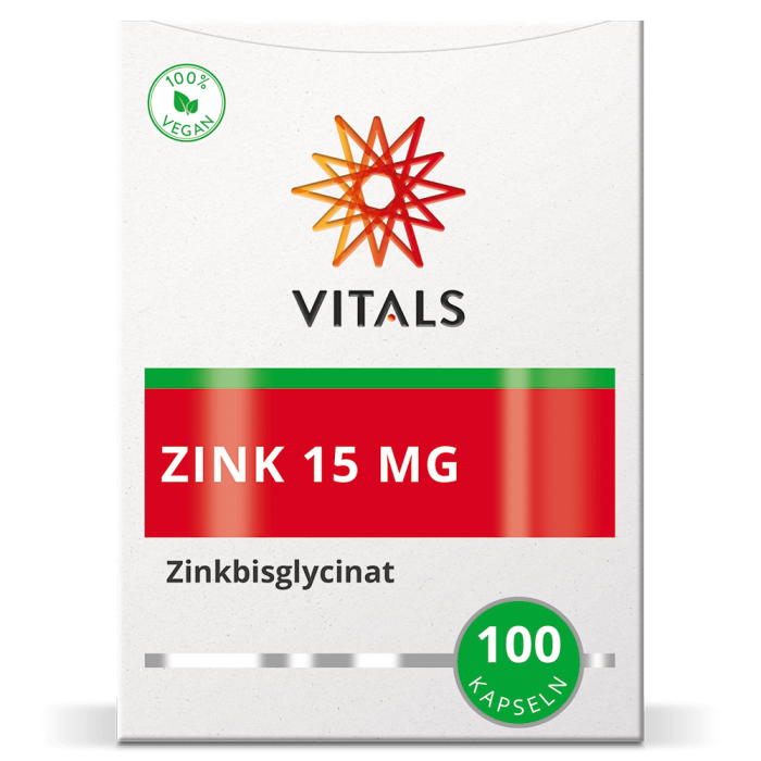 Zinc bisglicinat 15mg 100 cps, Vitals [2]