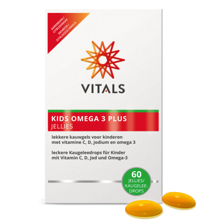 Produse pentru copii - Kids Omega 3 Plus 60 jeleuri masticabile, Vitals