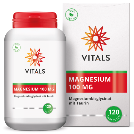 Magneziu bisglicinat cu taurina 100mg 120 tbl, Vitals [2]