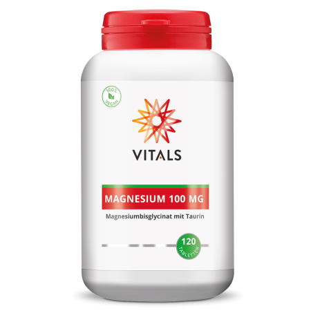 Produse - Magneziu bisglicinat cu taurina 100mg 120 tbl, Vitals