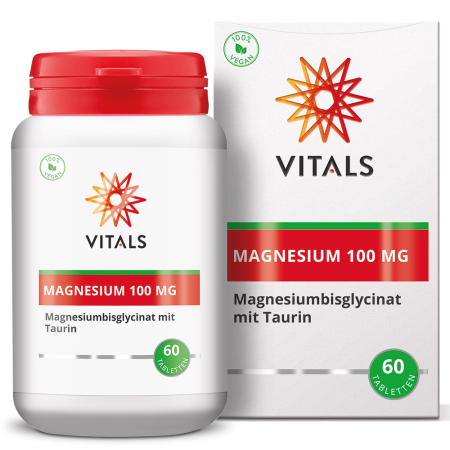Magneziu bisglicinat cu taurina 100mg 60 tbl, Vitals [1]