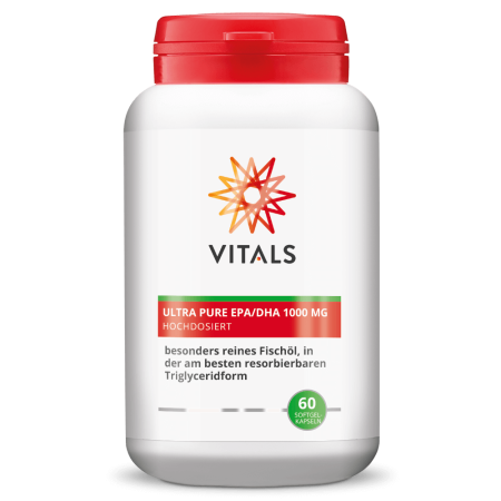 Produse - Omega 3 Ultra Pure EPA/DHA 1000mg 60 capsule gelatinoase moi, Vitals