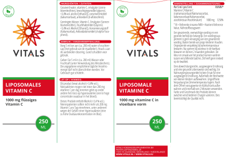 Vitamina C liposomala 250ml, Vitals [3]