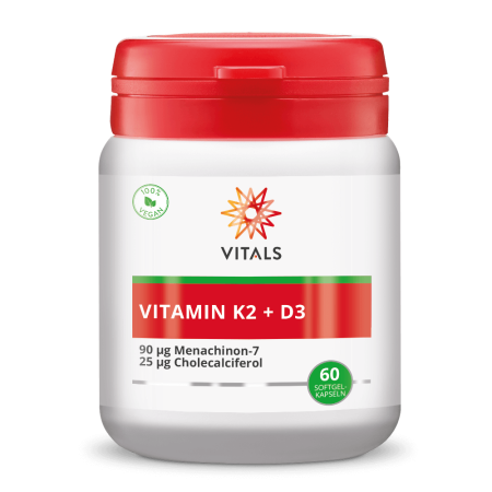 Produse - Vitamina K2 + D3, 60 softgel, Vitals