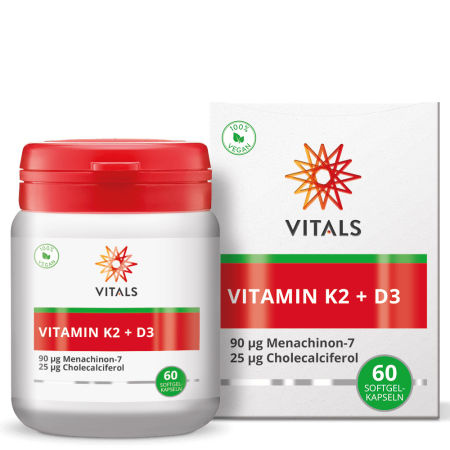 Vitamina K2 + D3, 60 softgel, Vitals [2]